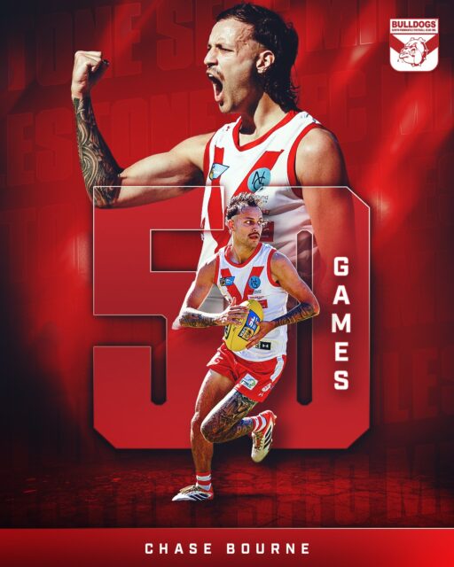 BOURNE TO PLAY 50Exciting Milestone for Chase Bourne, suiting up to play his 50th SFFC League game this Sunday April 26th @ 2:10pmWAFL Gate prices apply all day - buy online & save!