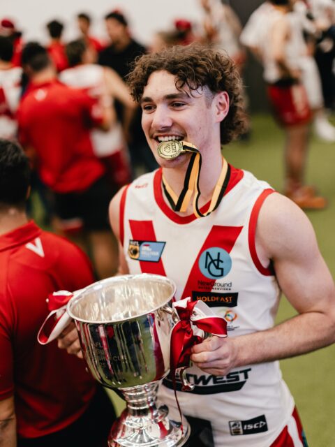 Congratulations to 2025 South Fremantle Premiership player Jaxon Artemis on joining Essendon at Pick 1 in the Mid-Season Draft 👏We’re incredibly proud and can’t wait to watch what’s next 🐶❤️