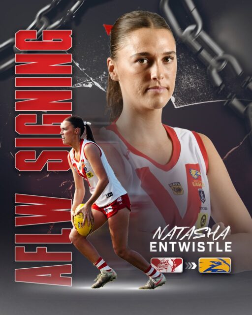 TASH TO THE EAGLESCongratulations to Natasha Entwistle who joins the West Coast Eagles as an injury replacement player for the 2026 AFLW season.This is an incredible achievement for Tash and a testament to all the hard work and dedication she has put into her footy to secure this opportunity.Congratulations, Tash! ❤️