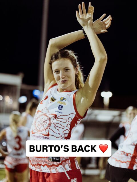After 344 days between games, we welcome Hannah Burt back into our WAFLW side for tomorrow’s clash against Peel Thunder 🫘