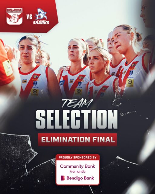 🐶 v 🦈Our WAFLW team is locked in for Sunday’s Elimination Final at The Good Grocer Park!