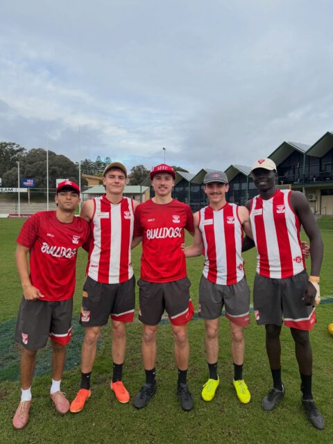 Colts looking good in our hats and scarves!What red will you be wearing this weekend?π§£ π§’