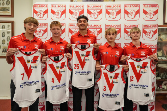 FUTURE BULLDOGS READY 🐶
Our 2026 Futures leadership group has been confirmed, with Luke Websdale Jnr named Captain, Brody Peake as Vice Captain, and Tiago Florenca, Jon Morris and Thomas Short as leaders.
They’ll lead the Futures for the first time tomorrow:
Saturday, March 7 at 4pm v Peel Thunder at Lane Group Stadium