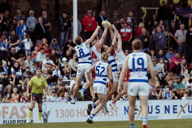 Freo Oval was pumping with 7,468 Derby-loving fans in 2024
On June 1 we want 8,000+ of you celebrating the WAFL's biggest game.
Get your tickets online to secure your spot, cut the line and save.