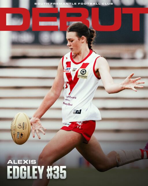 EDGLEY TO DEBUT 🔴⚪️Congratulations to Alexis Edgley, who will make her WAFLW debut this Saturday against the Perth Demons.Alexis is a talented 16 year old, hailing from Narrogin in our much loved Upper Great Southern zone.