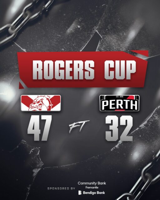Winning finish to the weekend at Lathlain for the Bulldogs with the 6.11 (47) to 4.8 (32) win in the Rogers Cup against Perth