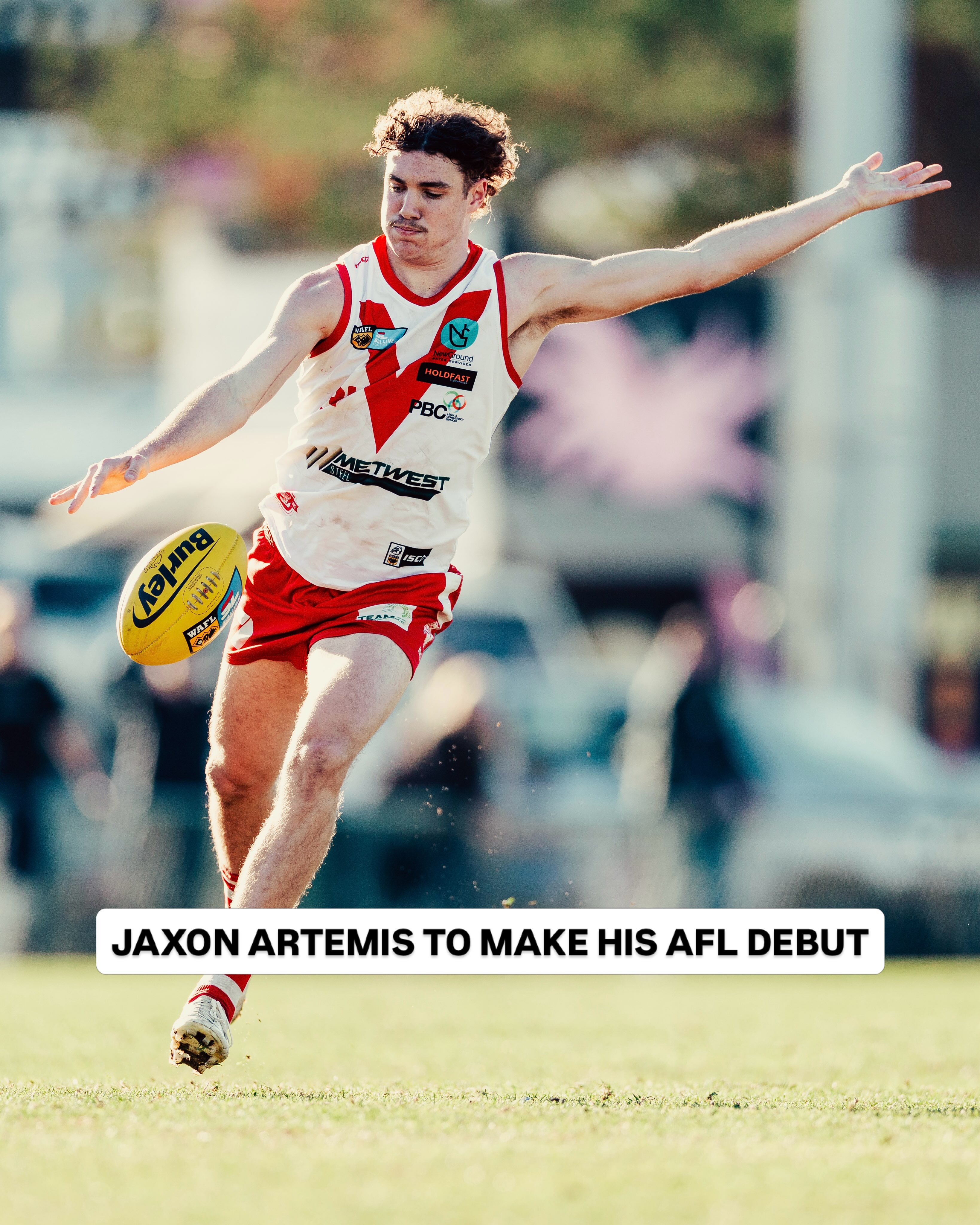 Congratulations to @jaxon.artemis, who will make his AFL debut for Essendon this Sunday against GWS.A proud moment for Jaxon and everyone at South Fremantle ❤️