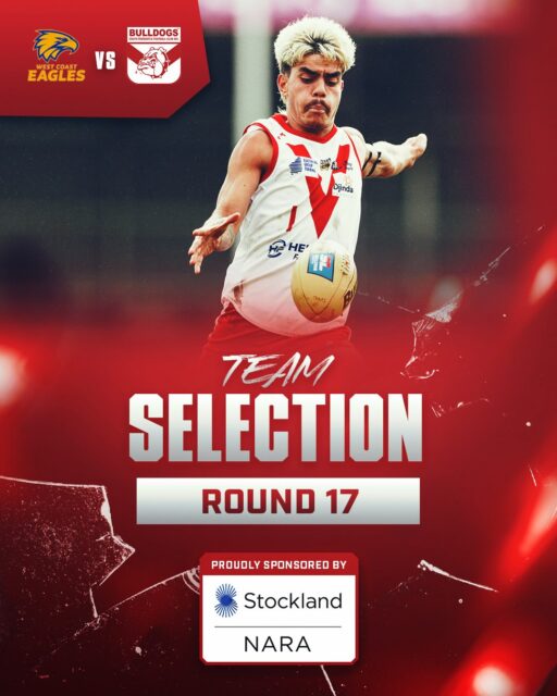 ROUND 17 READY! 🐶Our League team is locked in for tomorrow’s clash with the Eagles!