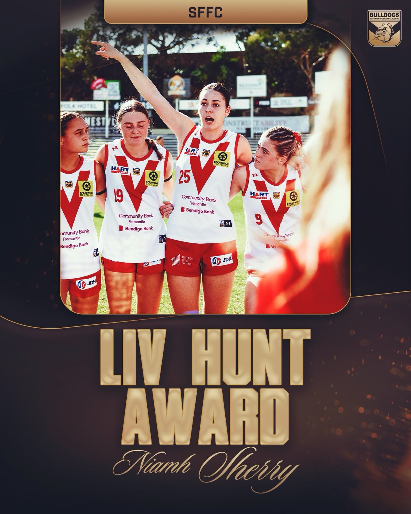 Niamh Sherry, a worthy recipient of this seasons Liv Hunt Award ❤️
