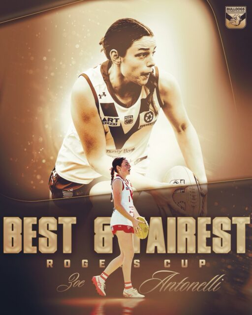 2026 Rogers Cup Best & Fairest 🏆
Congratulations Zoe Antonelli, our 2026 Rogers Cup Best & Fairest!
Topping off a brilliant season, this is a well-deserved moment of recognition for Zoe 🙌