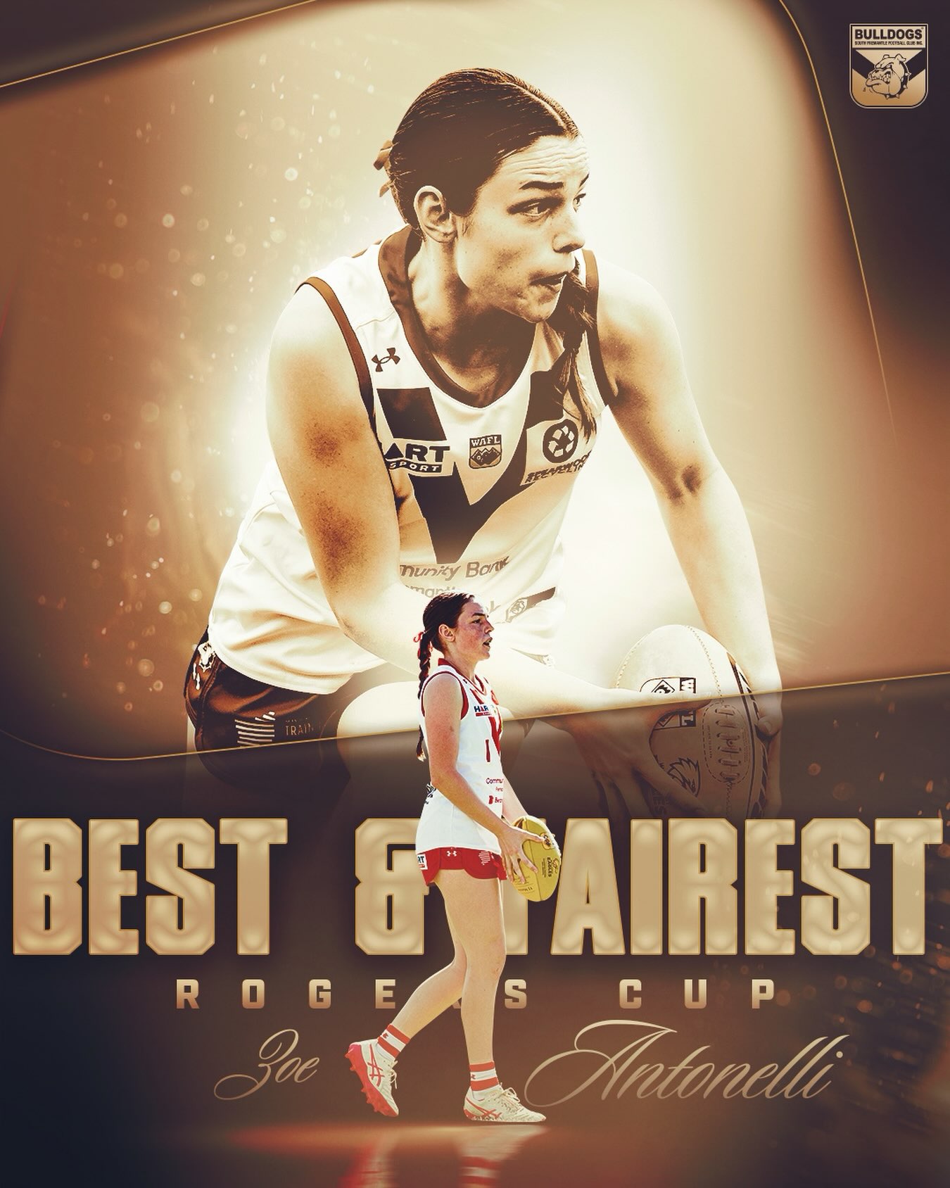 2026 Rogers Cup Best & Fairest 🏆
Congratulations Zoe Antonelli, our 2026 Rogers Cup Best & Fairest!
Topping off a brilliant season, this is a well-deserved moment of recognition for Zoe 🙌