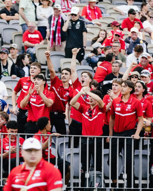 Will you be wearing RED this Grand Final day? 🥊Find the South Fremantle Merchandise Outlet inside the stadium, at Lobby 107. Open 2:30pm - 5:30pm.
