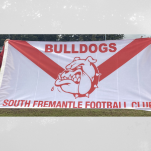 Bulldog Flag White