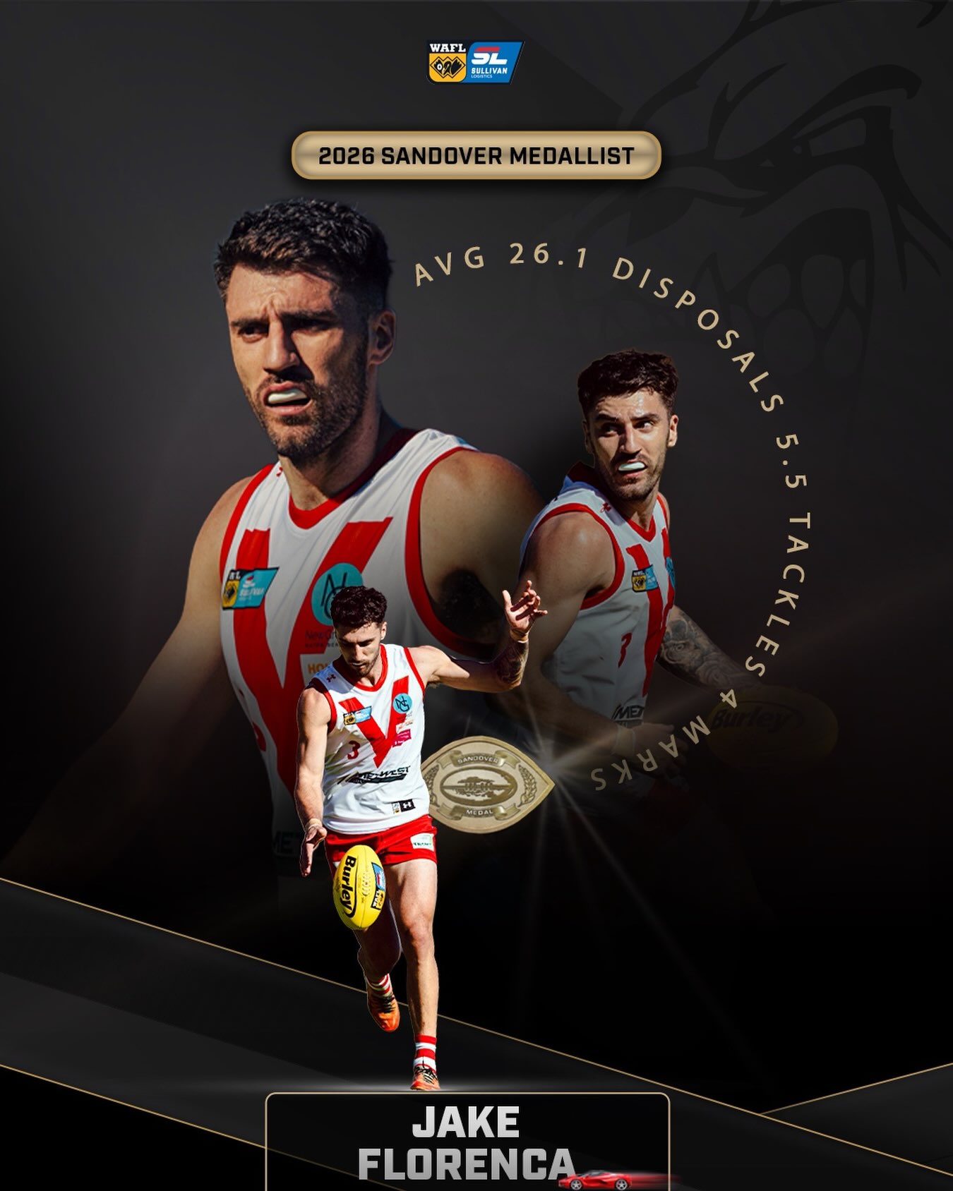 THE FERRARI SECURES THE SANDOVER!